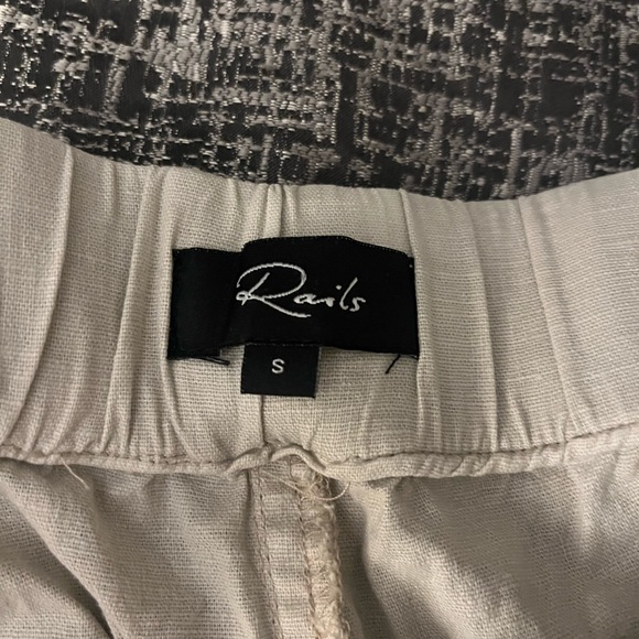 RAILS LIGHT WEIGHT CREAM BEIGE TROUSERS - Picture 2 of 3